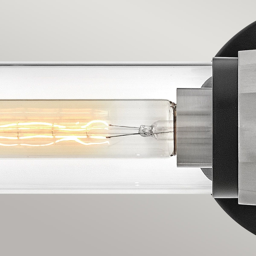 Hinkley - ELLISON Bathroom Wall Light 2xE27/40W/230V IP44 Black