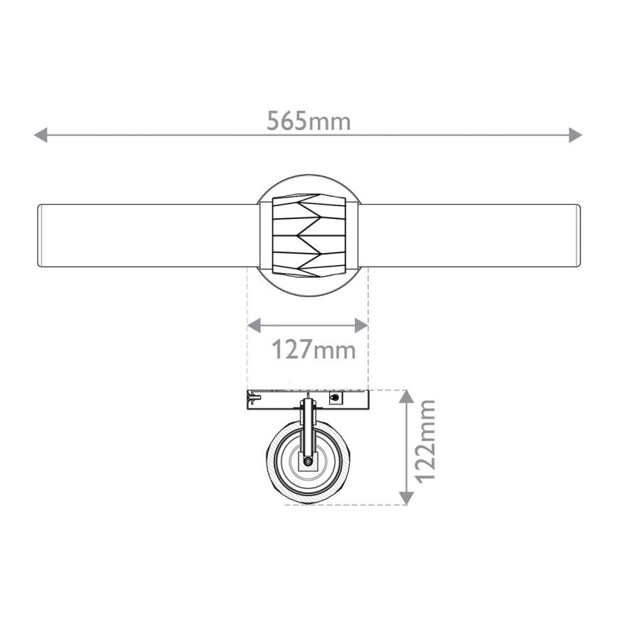 Hinkley - Bathroom wall light ELLISON 2xE27/40W/230V IP44 gold