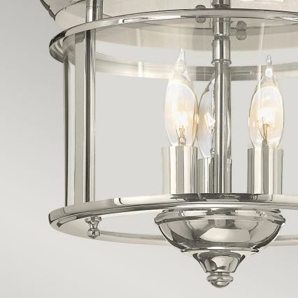 Hinkley - Ceiling light GENTRY 3xE14/40W/230V shiny chrome