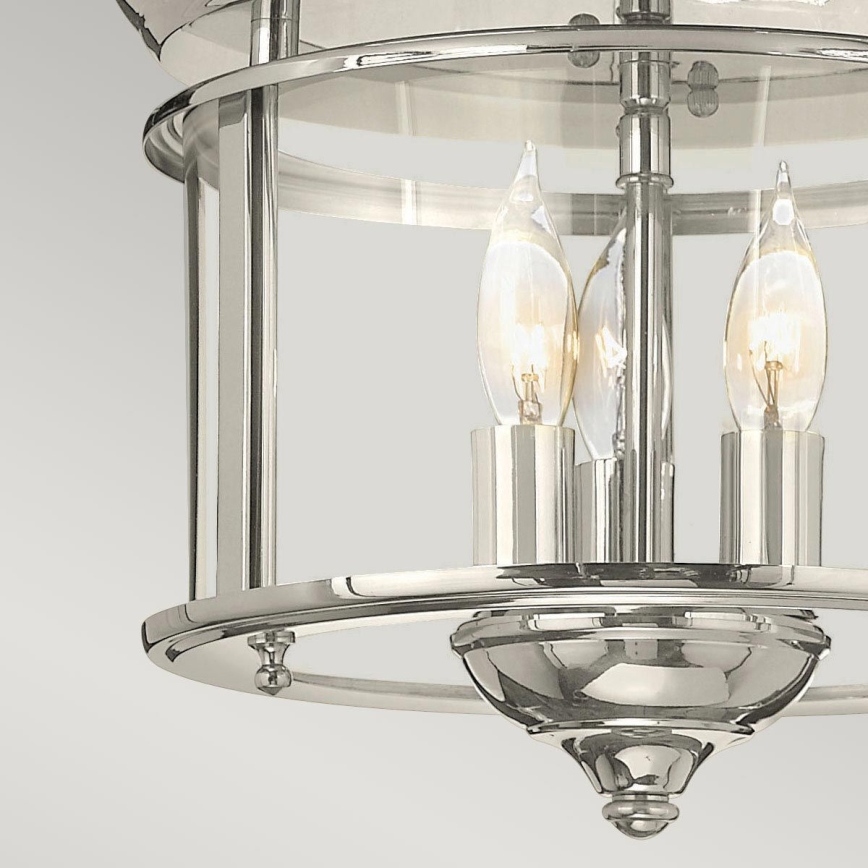 Hinkley - Ceiling light GENTRY 3xE14/40W/230V shiny chrome