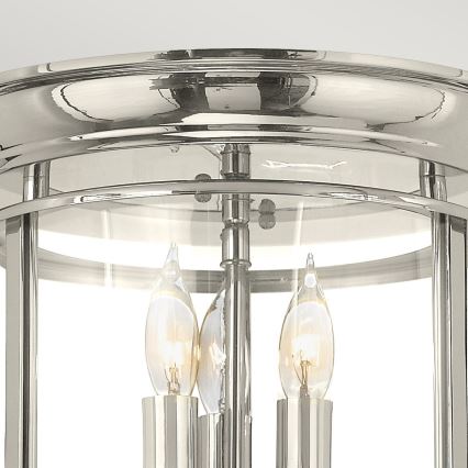 Hinkley - Ceiling light GENTRY 3xE14/40W/230V shiny chrome