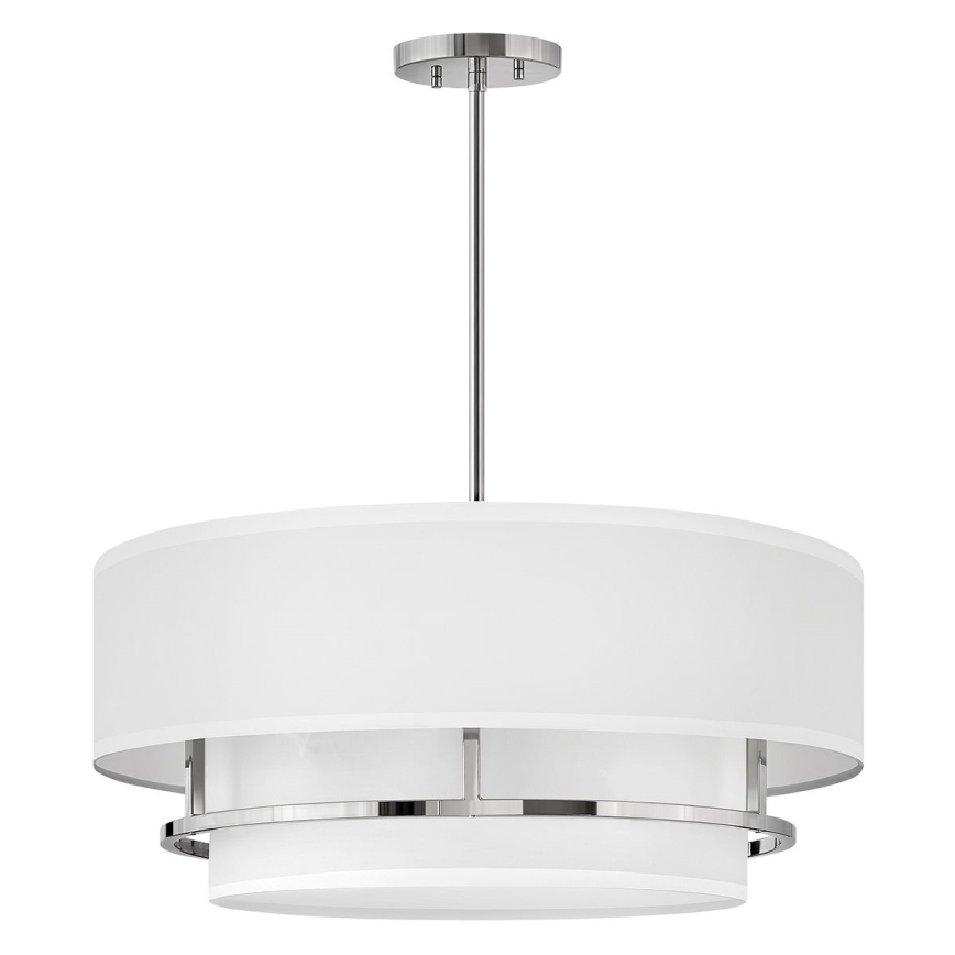 Hinkley - GRAHAM surface-mounted chandelier 4xE14/40W/230V, polished chrome