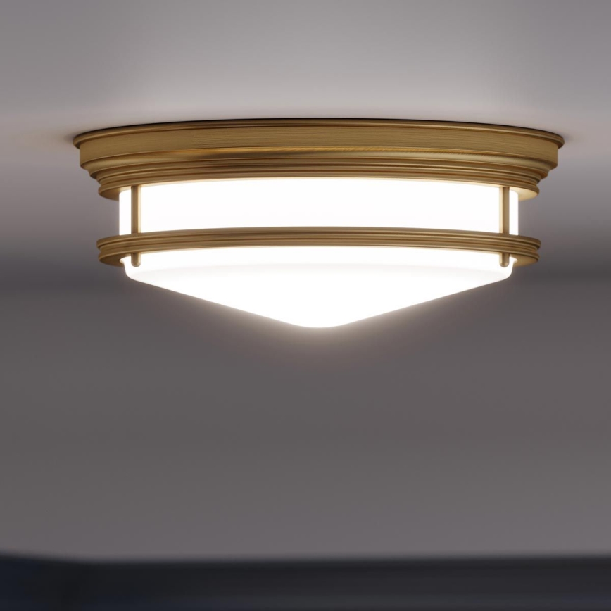 Hinkley - HADLEY Bathroom Ceiling Light 3xE27/40W/230V IP44, Gold