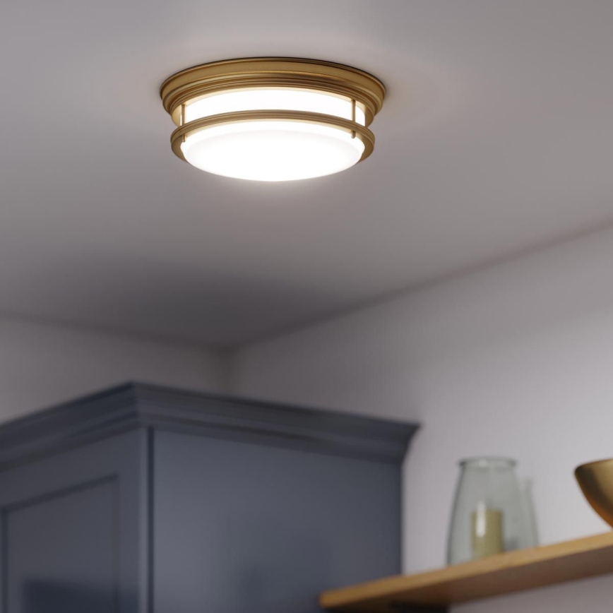 Hinkley - HADLEY Bathroom Ceiling Light 3xE27/40W/230V IP44, Gold