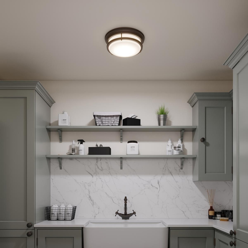 Hinkley - HADLEY Bathroom Ceiling Light 3xE27/40W/230V IP44 Bronze