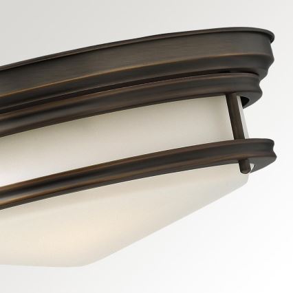 Hinkley - HADLEY Bathroom Ceiling Light 3xE27/40W/230V IP44 Bronze