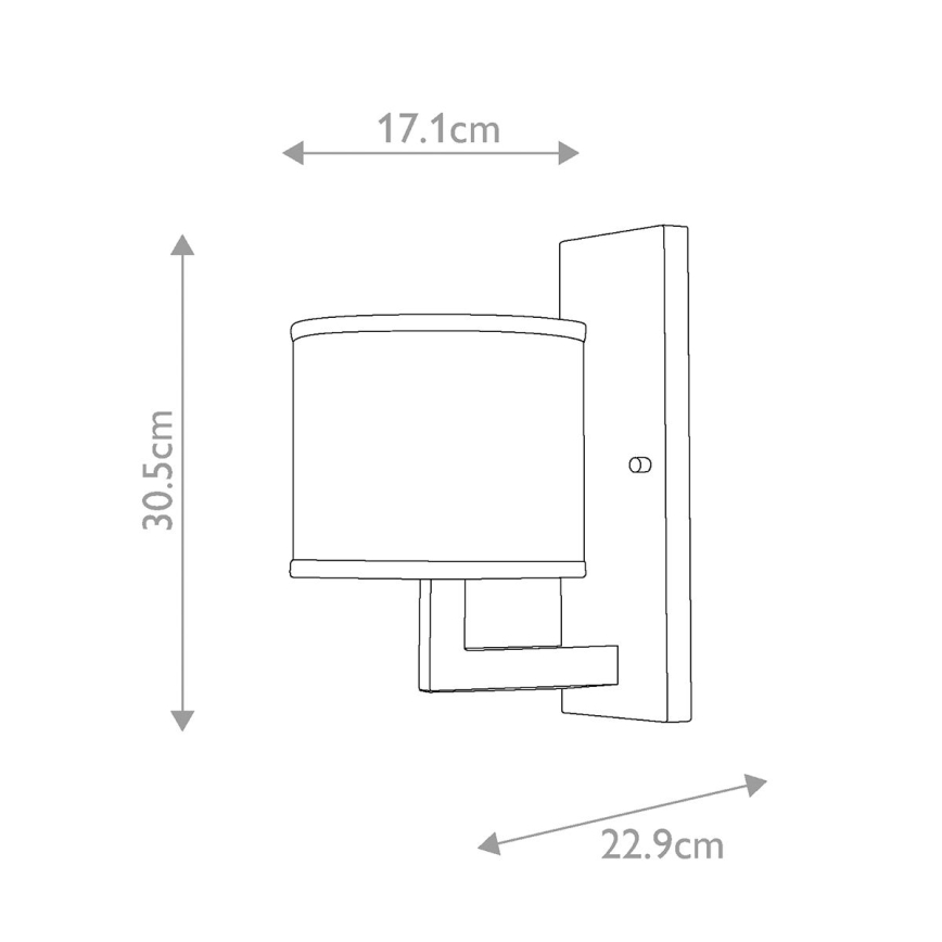 Hinkley - HAMPTON Wall Light 1xE27/60W/230V, Gold Finish