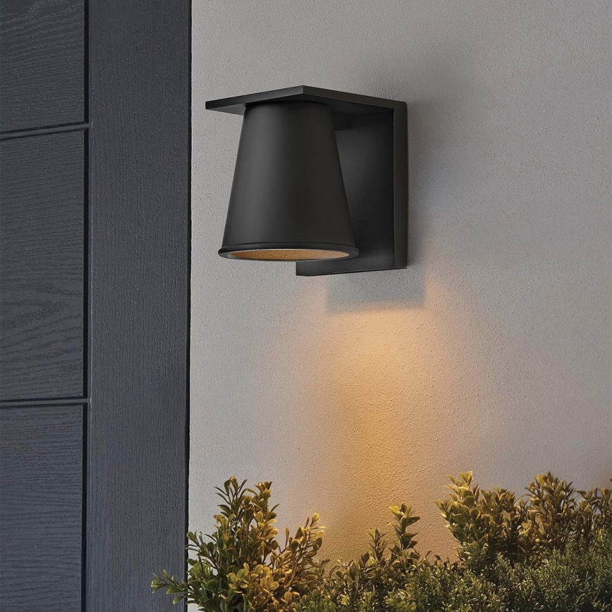 Hinkley - LED Outdoor wall light HANS 1xGU10/8W/230V IP44 black