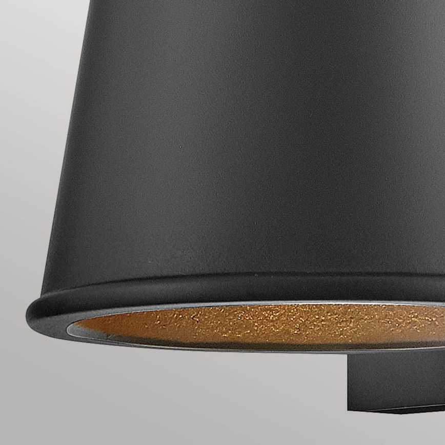 Hinkley - LED Outdoor wall light HANS 1xGU10/8W/230V IP44 black
