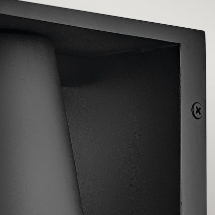 Hinkley - LED Outdoor wall light HANS 1xGU10/8W/230V IP44 black