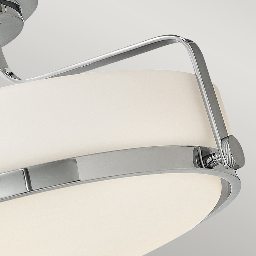 Hinkley - Flush-mount chandelier HARPER 3xE27/60W/230V Ø 45.6 cm polished chrome