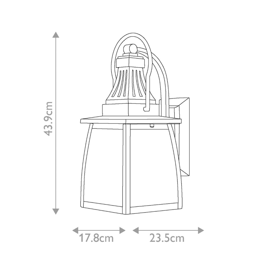 Hinkley - Outdoor wall light MONTAUK 2xE14/60W/230V IP44