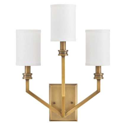 Hinkley - MOORE Wall Light 3xE14/40W/230V Gold