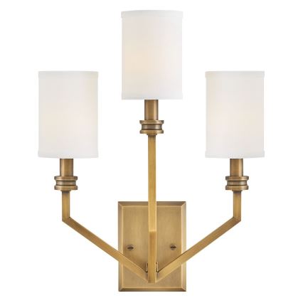 Hinkley - MOORE Wall Light 3xE14/40W/230V Gold