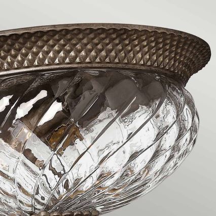 Hinkley - Ceiling light PLANTATION 3xE27/60W/230V bronze