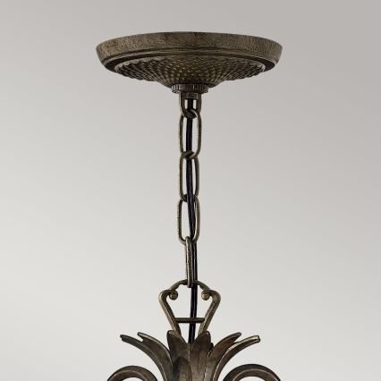 Hinkley - Chandelier on a chain PLANTATION 4xE14/40W/230V bronze