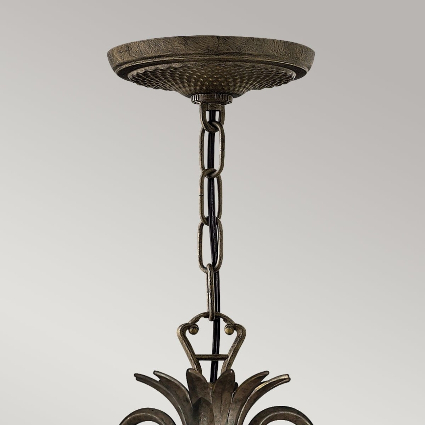 Hinkley - Chandelier on a chain PLANTATION 4xE14/40W/230V bronze