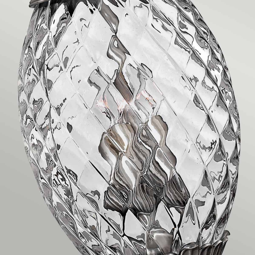 Hinkley - Chandelier on a chain PLANTATION 4xE14/40W/230V silver