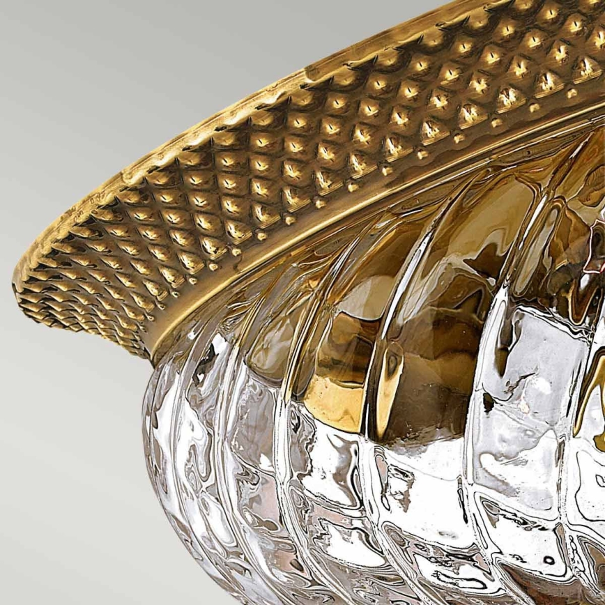 Hinkley - Ceiling light PLANTATION 2xE27/60W/230V brass