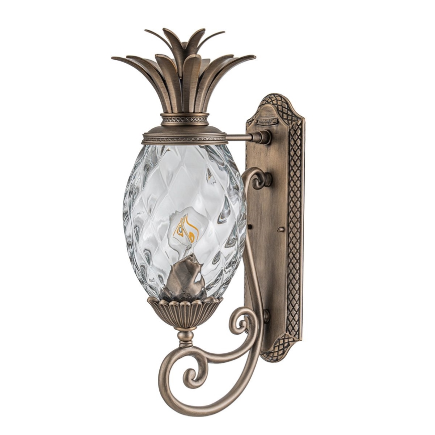 Hinkley - Wall light PLANTATION 1xE27/40W/230V bronze