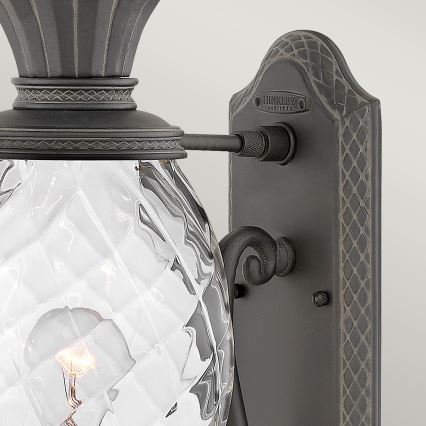 Hinkley - Wall light PLANTATION 1xE27/40W/230V black
