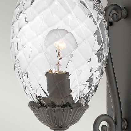 Hinkley - Wall light PLANTATION 1xE27/40W/230V black