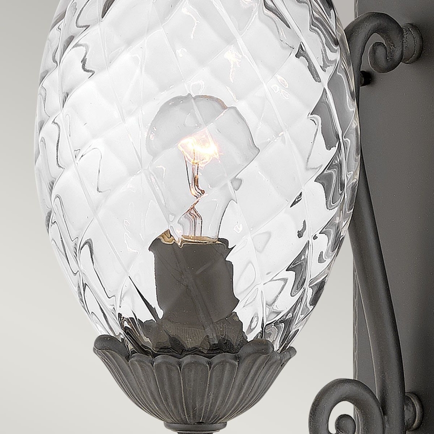 Hinkley - Wall light PLANTATION 1xE27/40W/230V black