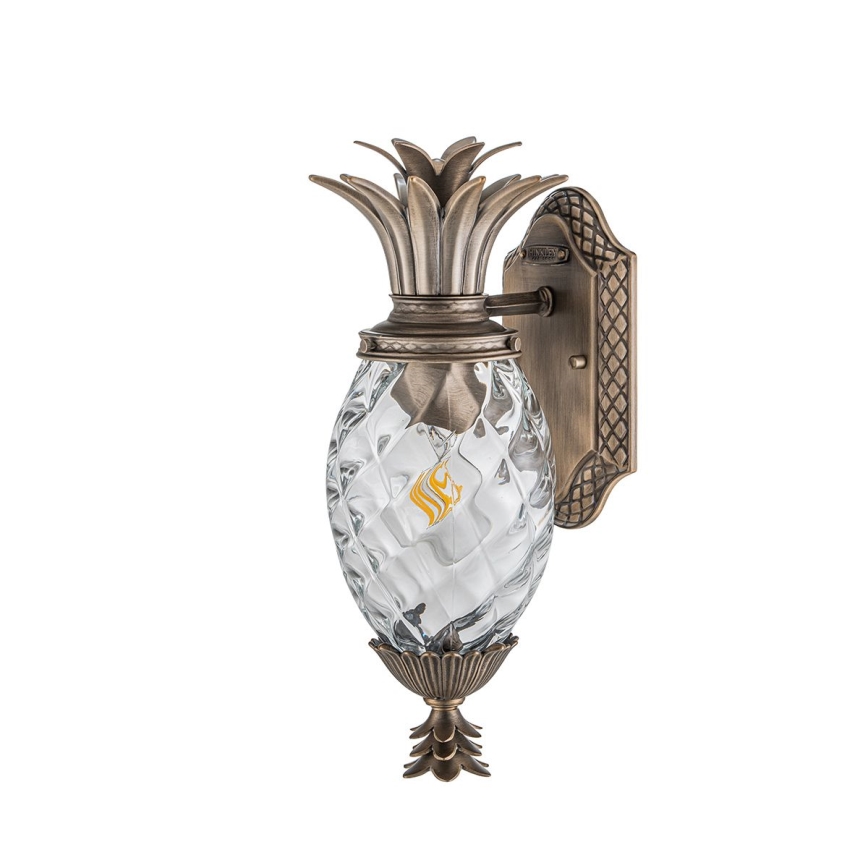 Hinkley - Outdoor wall light PLANTATION 1xE27/40W/230V IP44 bronze