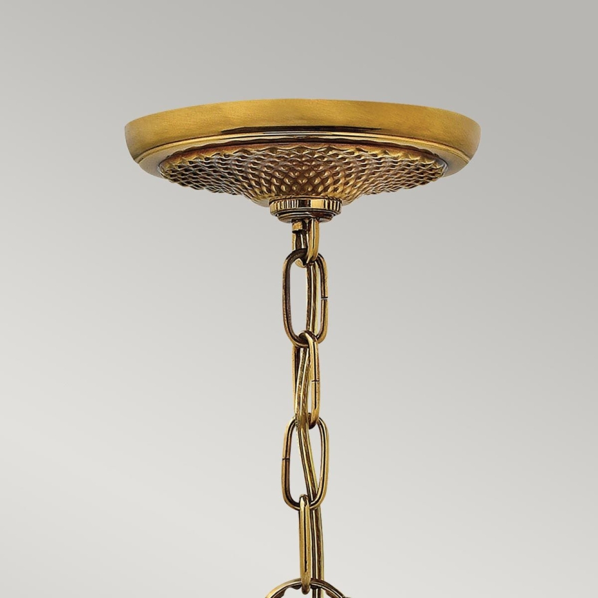 Hinkley - Chandelier on a chain PLANTATION 5xE27/60W/230V gold