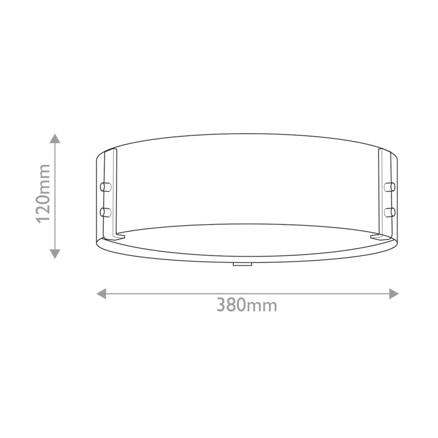 Hinkley - Ceiling light SAWYER 3xE14/40W/230V d. 38 cm redwood/brown