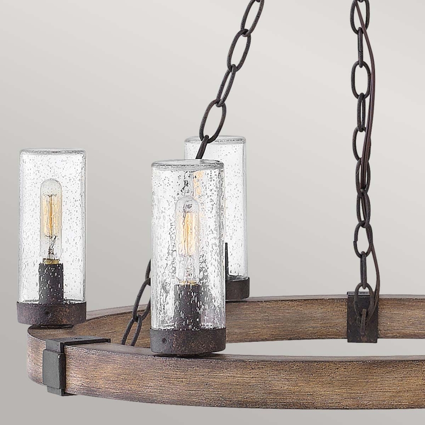 Hinkley - SAWYER Chain-Hung Chandelier 6xE14/40W/230V Brown