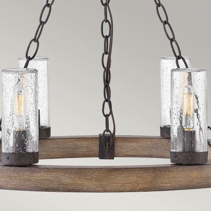 Hinkley - SAWYER Chain-Hung Chandelier 6xE14/40W/230V Brown