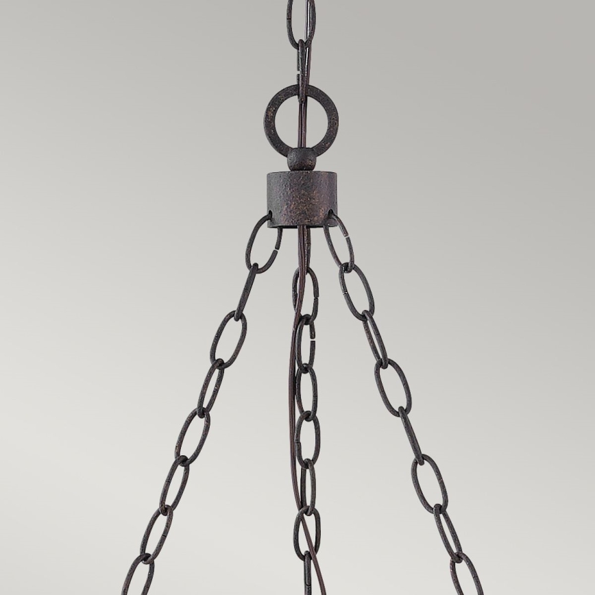 Hinkley - SAWYER Chain-Hung Chandelier 6xE14/40W/230V Brown