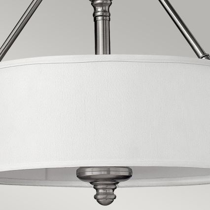 Hinkley - Surface-mounted chandelier SUSSEX 3xE27/60W/230V matte chrome