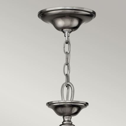 Hinkley - Chain-hung chandelier SUSSEX 9xE14/40W/230V matte chrome