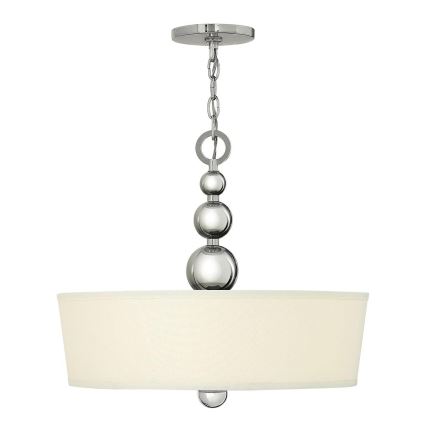 Hinkley - Chain-hung chandelier ZELDA 3xE27/60W/230V polished chrome