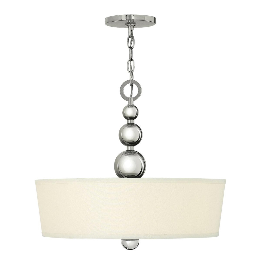 Hinkley - Chain-hung chandelier ZELDA 3xE27/60W/230V polished chrome