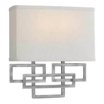 Hinkley - LANZA Wall Sconce 2xE14/40W/230V matte chrome