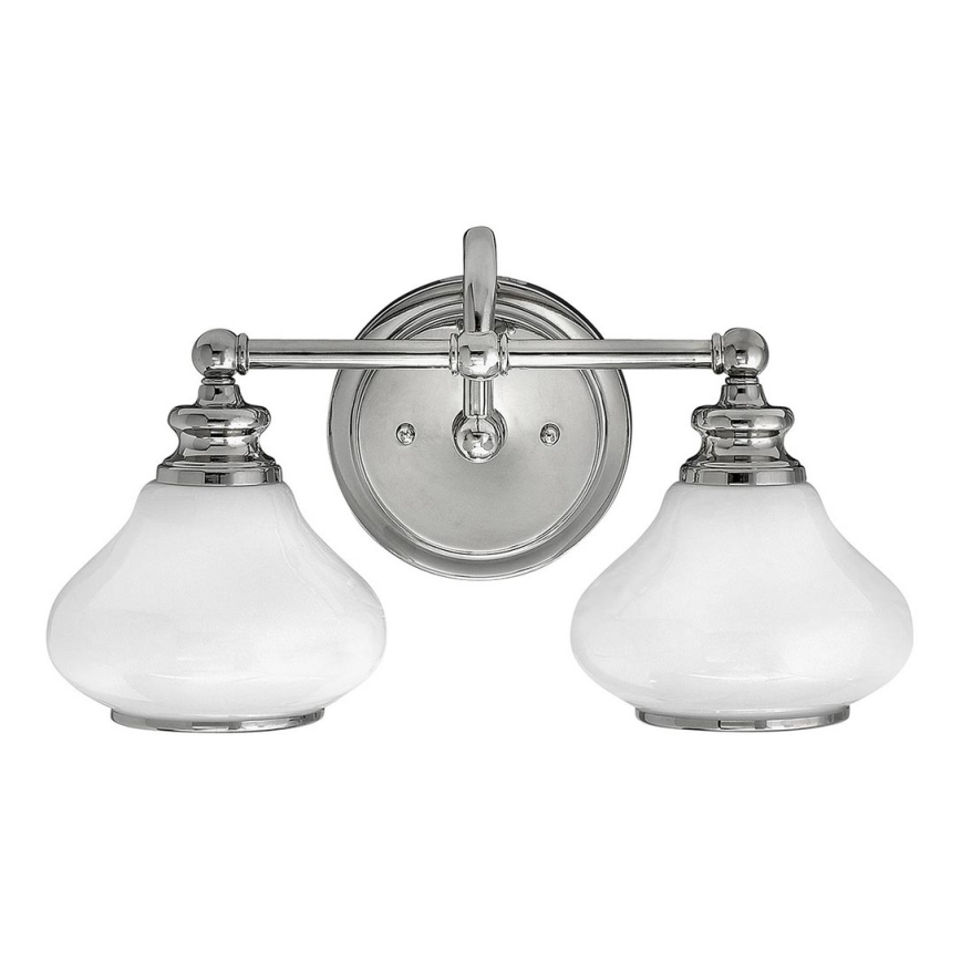 Hinkley - LED Bathroom wall light AINSLEY 2xG9/3W/230V IP44 matte chrome