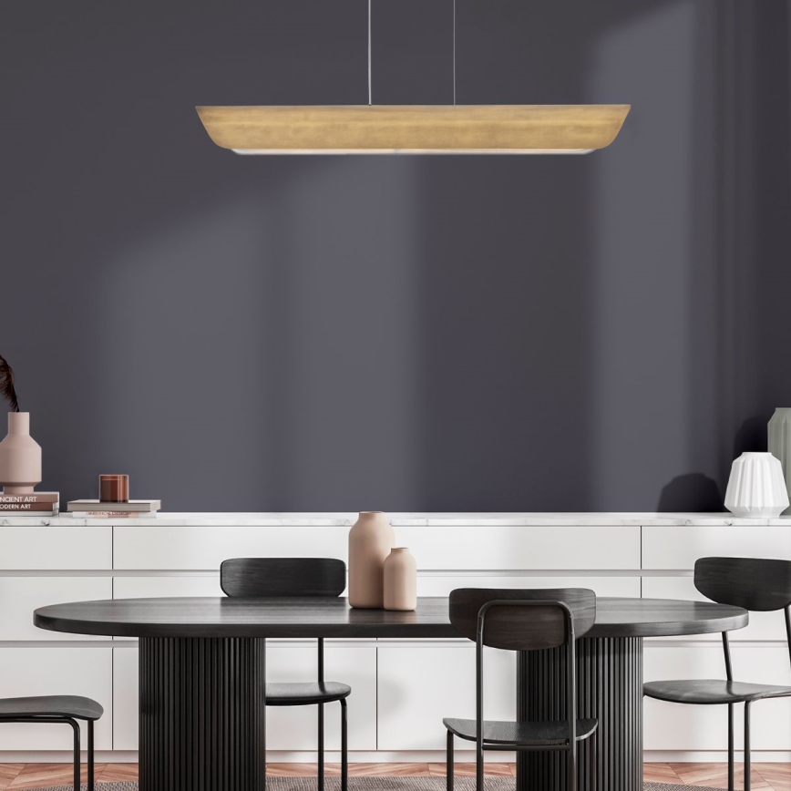 Hinkley - LED pendant on cable ARCO LED/43W/230V 3000K Gold