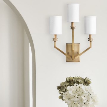 Hinkley - MOORE Wall Light 3xE14/40W/230V Gold
