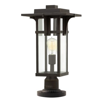 Hinkley - Outdoor lamp MANHATTAN 1xE27/100W/230V IP44 black