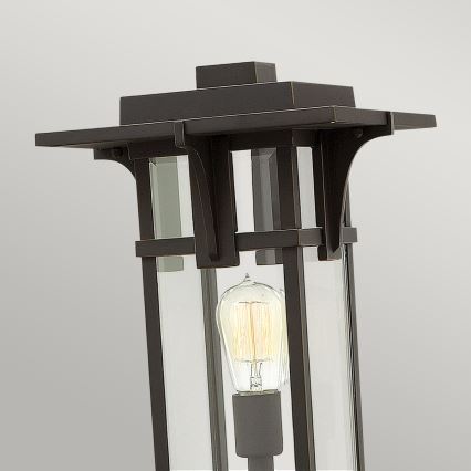 Hinkley - Outdoor lamp MANHATTAN 1xE27/100W/230V IP44 black