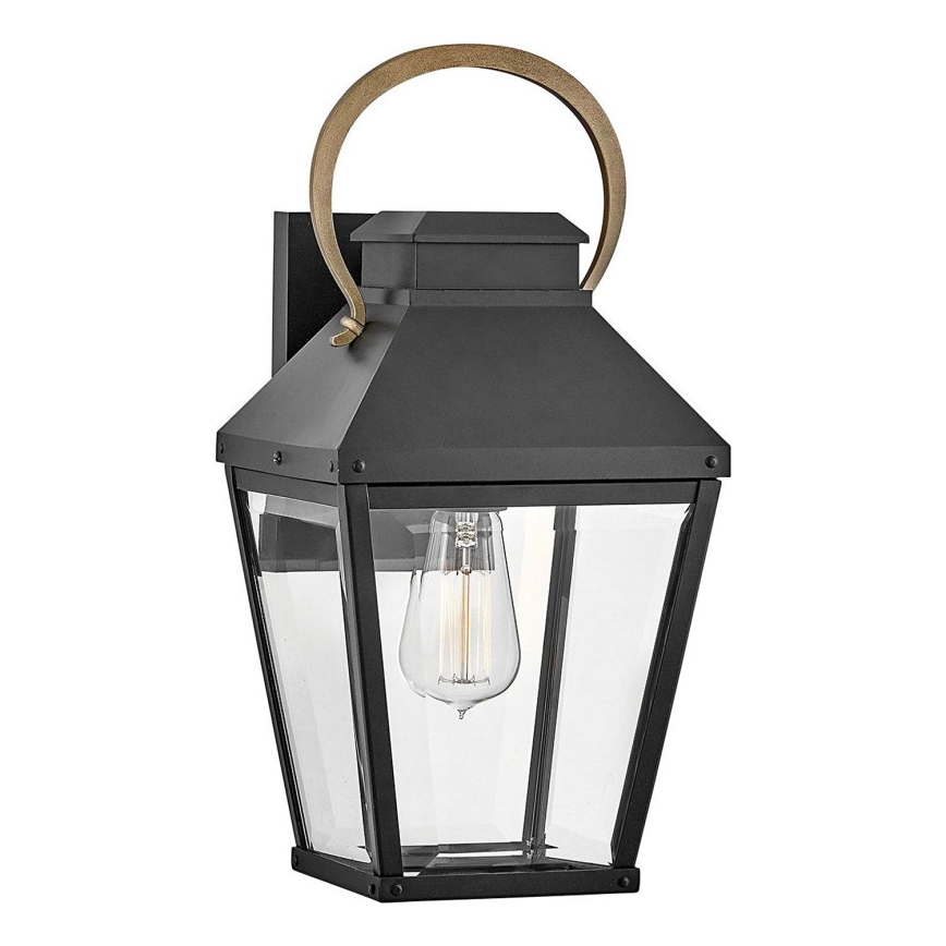 Hinkley - Outdoor wall light DAWSON 1xE27/60W/230V IP44 black