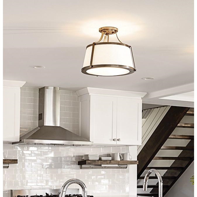 Hinkley - Surface-mounted chandelier CHARLOTTE 3xE27/75W/230V brass
