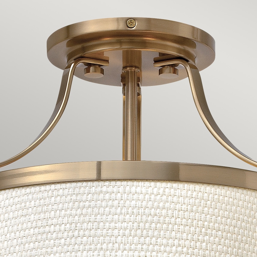 Hinkley - Surface-mounted chandelier CHARLOTTE 3xE27/75W/230V brass