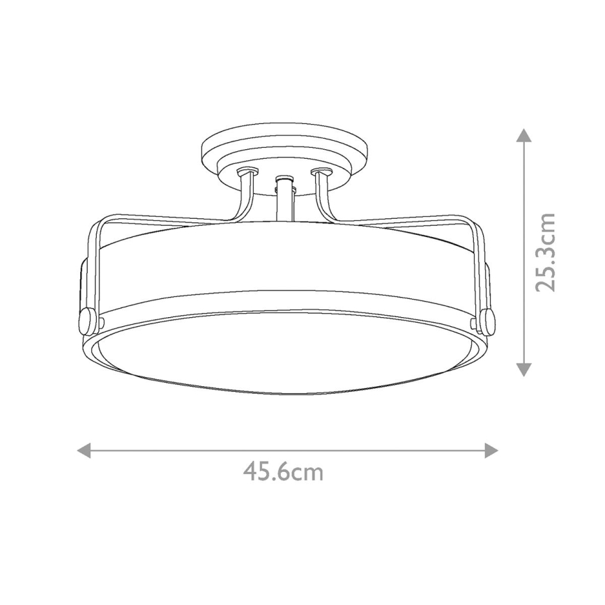 Hinkley - Surface-mounted chandelier HARPER 3xE27/60W/230V brass