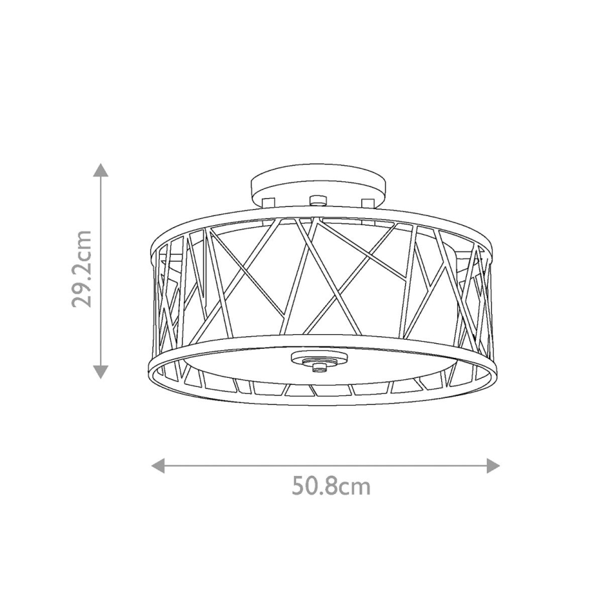 Hinkley - Surface-mounted chandelier NEST 3xE27/75W/230V golden