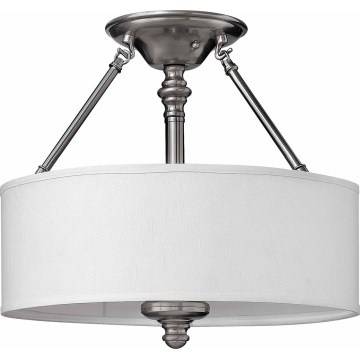 Hinkley - Surface-mounted chandelier SUSSEX 3xE27/60W/230V matte chrome