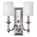 Hinkley - SUSSEX wall sconce 2xE14/40W/230V matte chrome